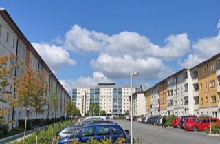 Stambyte av flera lägenhetshus i Stockholm